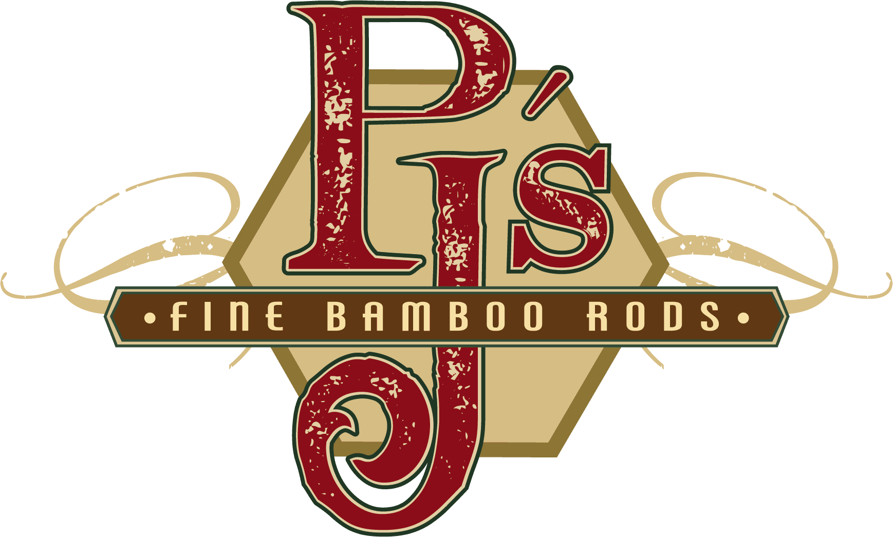 PJ's Fine Bamboo Rods logo.