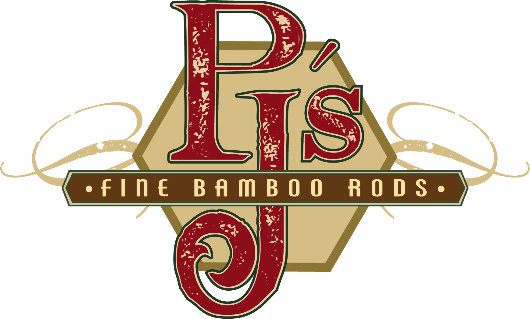 PJ's Fine Bamboo Rods logo.