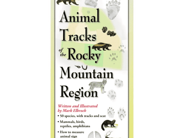 Animal Tracks of the Rocky Mountain Region waterproof tri-fold