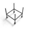 Metal coaster stand four inch