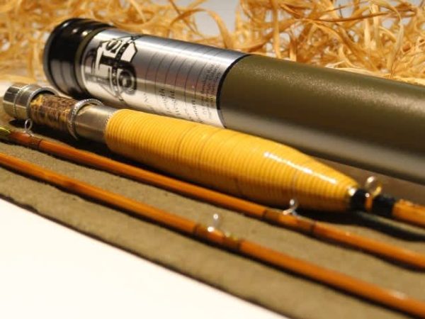 Moss Powder Coated Rod Tube for three piece rod.