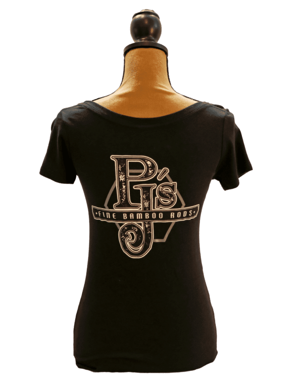 Women's Black Bamboo Baby doll T-Shirt