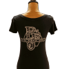 Women's Black Bamboo Baby doll T-Shirt