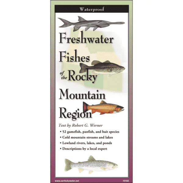 Waterproof tri-fold Freshwater Fishes of the Rocky Mountain Region