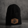 Range Leather Logo Patch Beanie