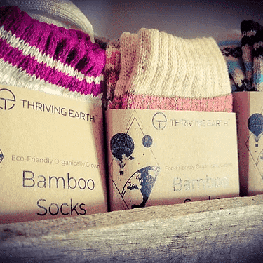 Thriving Earth Bamboo Socks.