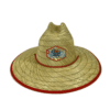 YoColorado Straw Sun Hat with floral print.