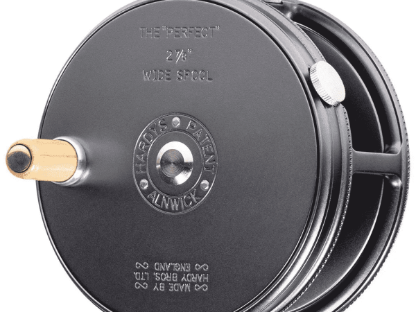 Hardy Perfect Wide spool fly reel.