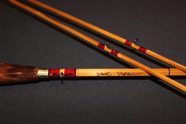 Handcrafted two piece bamboo fly rod