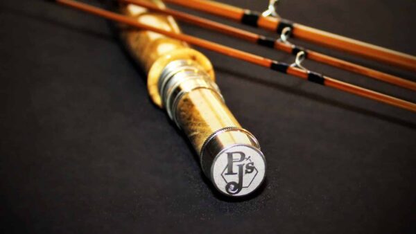 Custom fishing rods from the Masters Collection showcased.