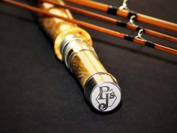 Custom fishing rods from the Masters Collection showcased.
