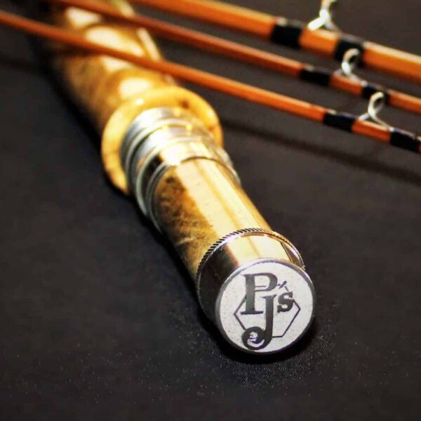 Custom fishing rods from the Masters Collection showcased.