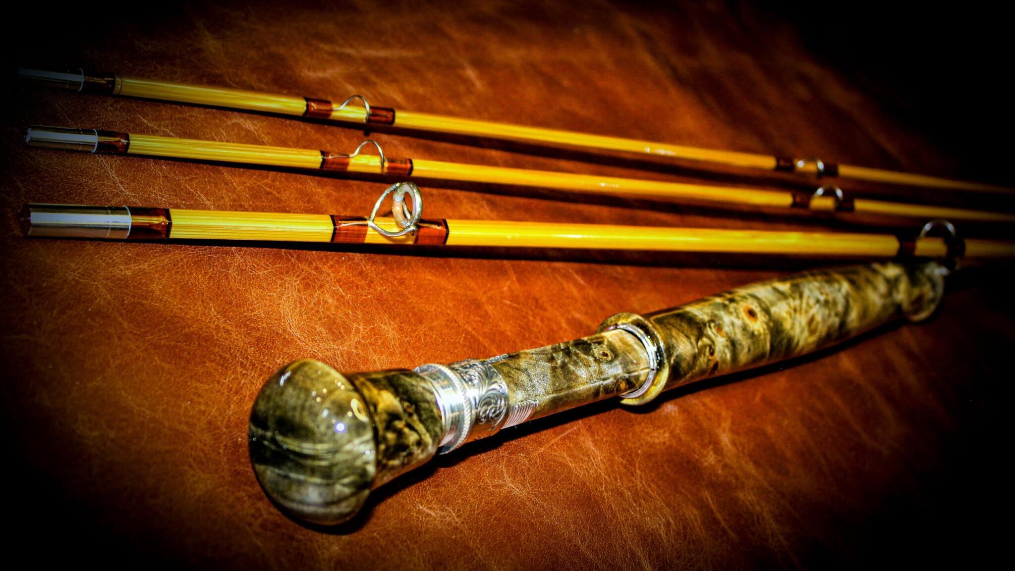 Buckeye Burl Saltwater Bamboo Fly Rod