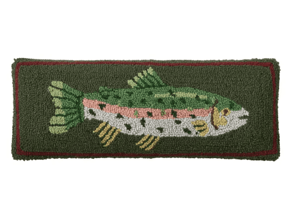 Camp Wandawega Trout Hook Pillow