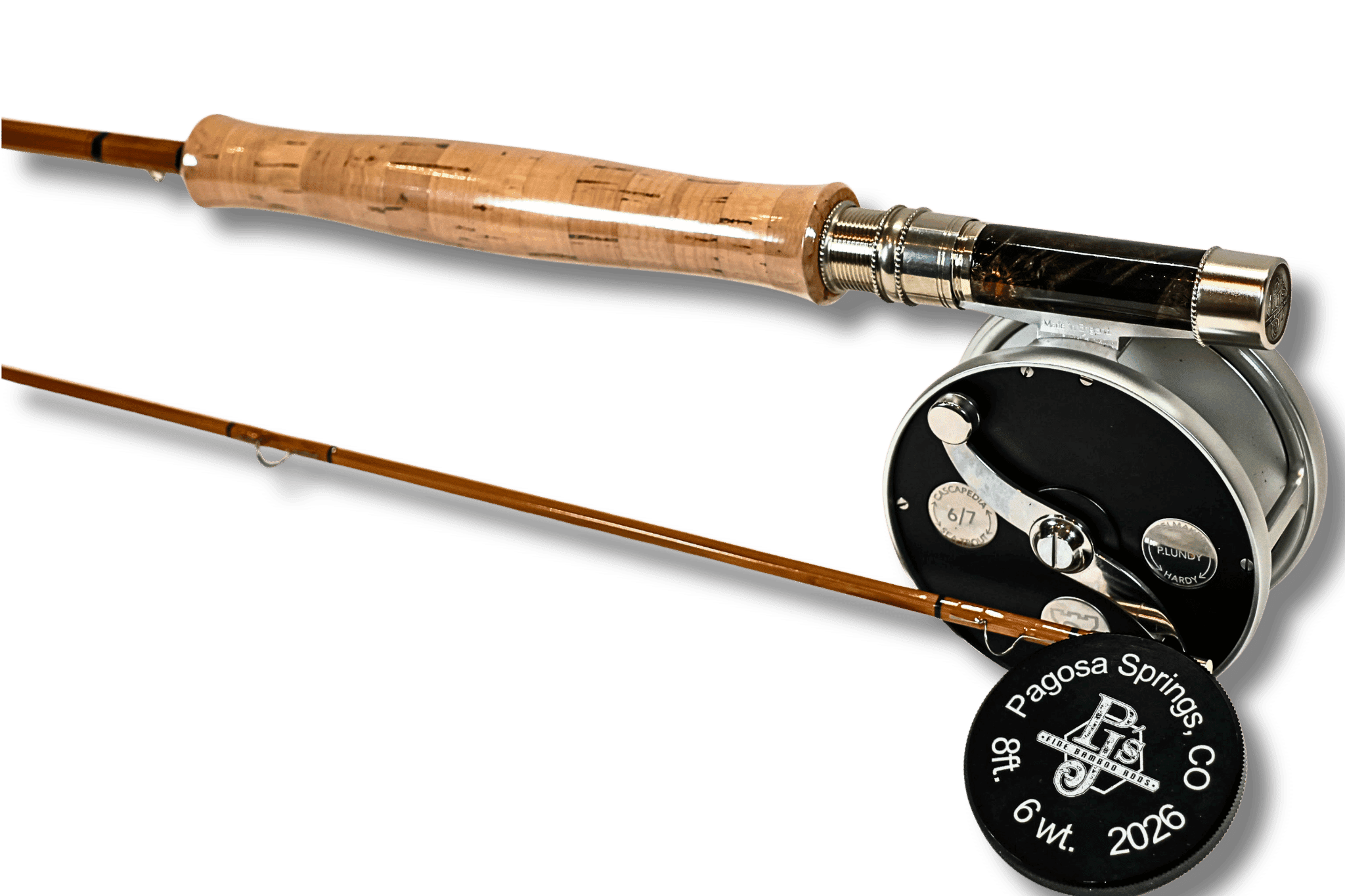 #6 Two Piece, Full Well Cork Grip Retail Bamboo Fly Rod #6 Two Piece, Full Well Cork Grip Retail Bamboo Fly Rod
