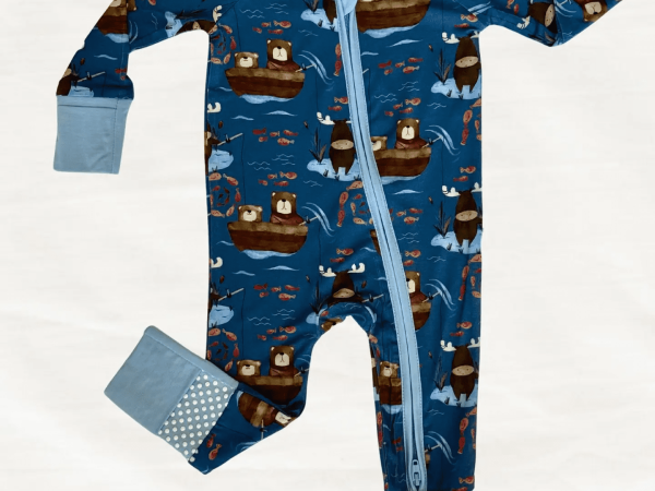 Gone Fishin' Bamboo Zippy Pajama