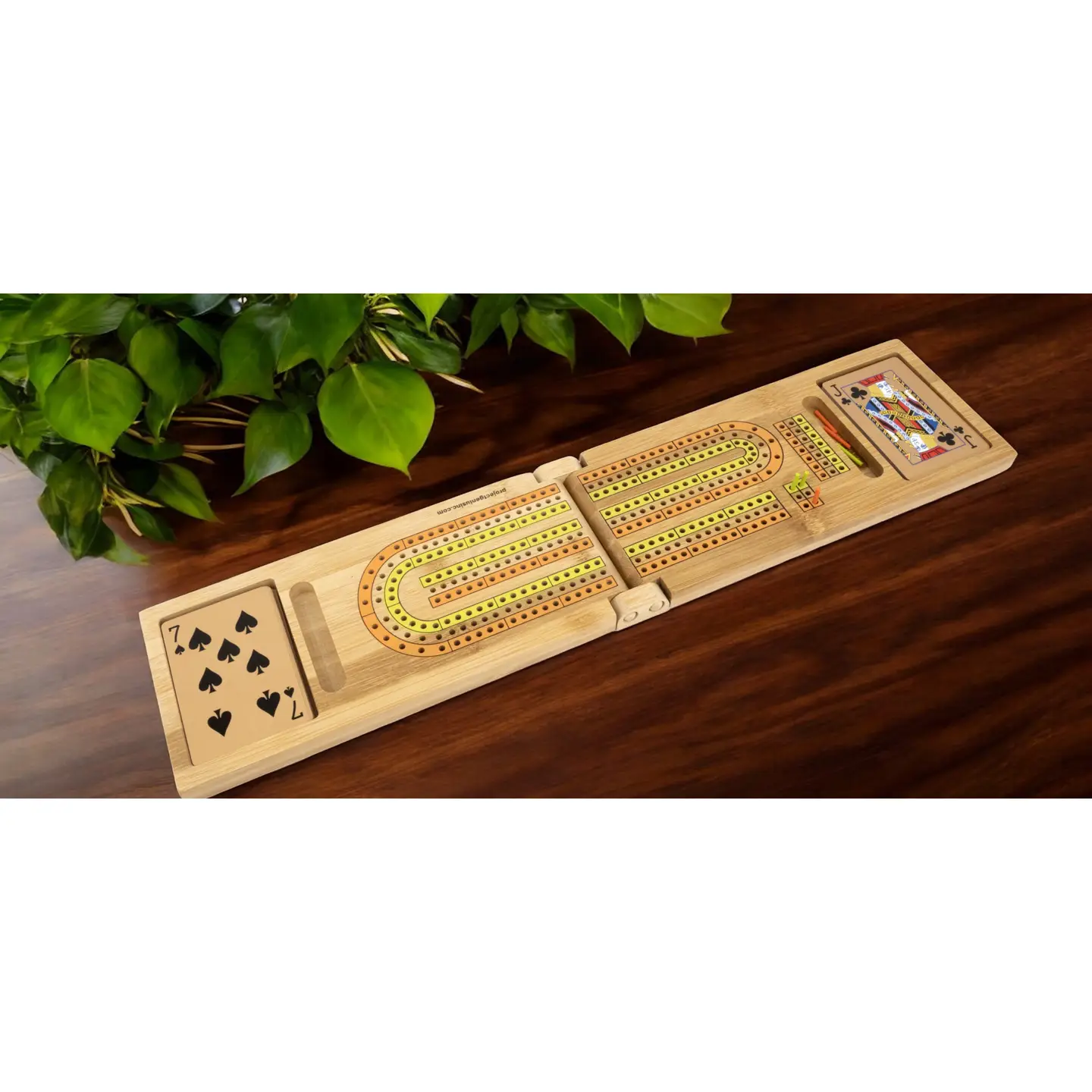 Bamboo Cribbage Board