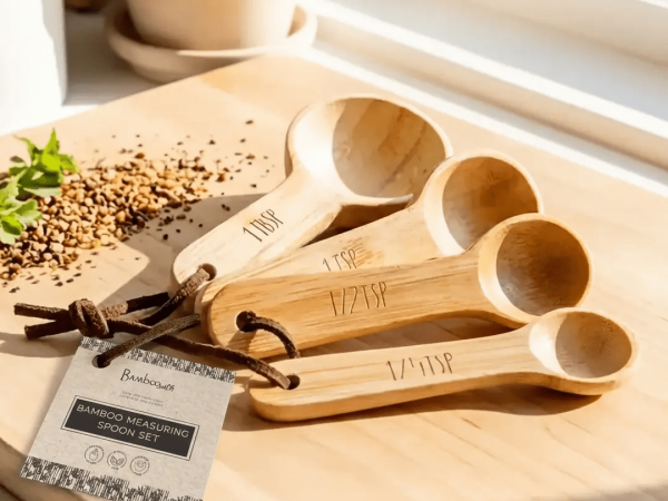 Bamboo Teaspoon Measuring Set