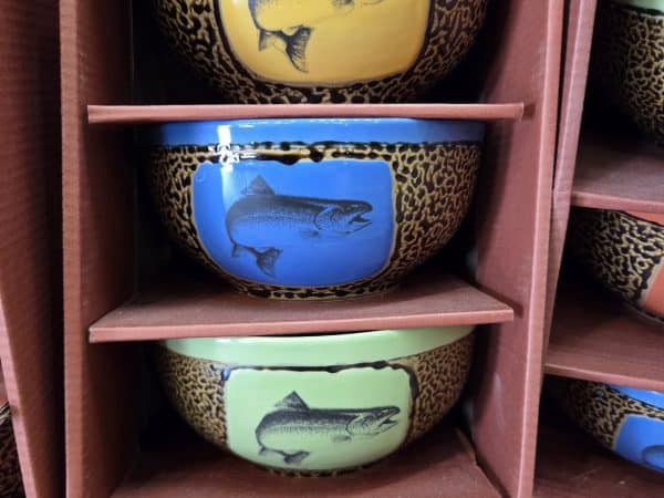 multi colored bowl set stacked